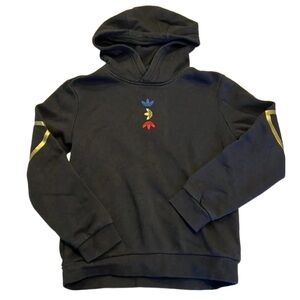 Girls Adidas Hoodie with Gold Logo